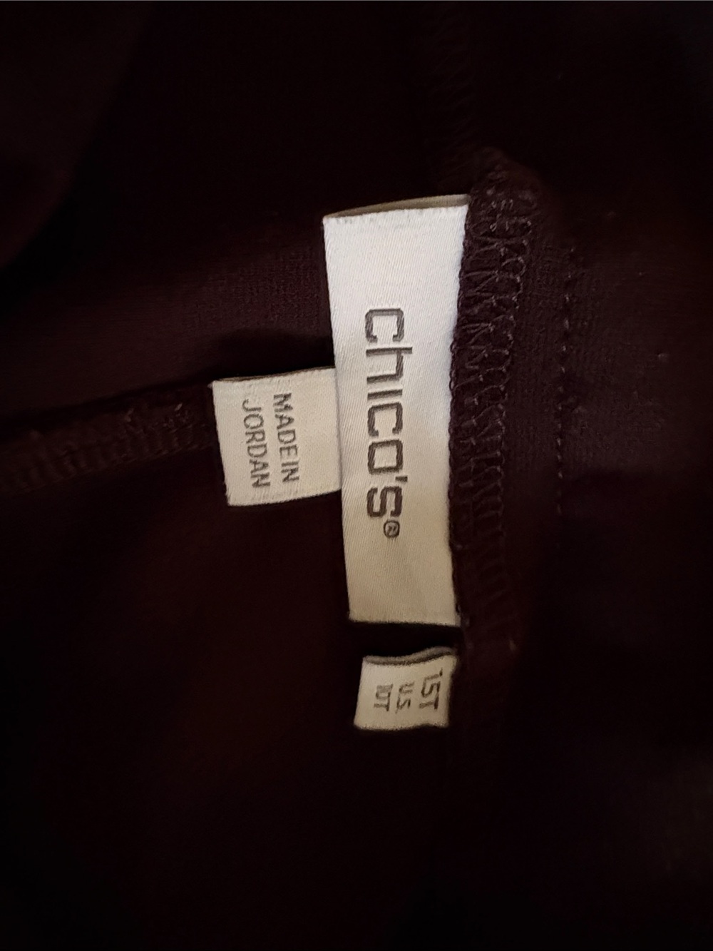 Chico's so slimming leggings size 1.5t Tall or size 10T new without tags